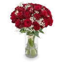 Kytice rudých růží